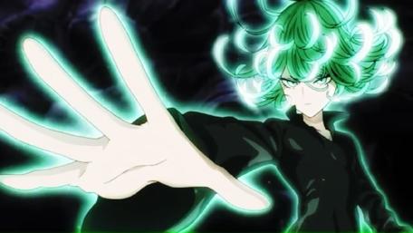 Tatsumaki's Terrifying Power Unleashed wallpaper