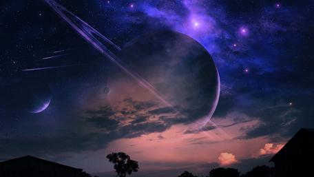 Jupiter's Majesty Amongst the Stars wallpaper