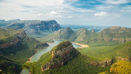 Breathtaking Mountain Island Landscape wallpaper