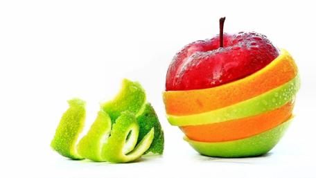 Mixed Fruit Fusion Artistry wallpaper