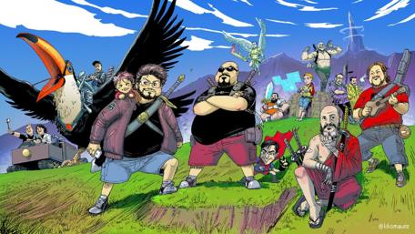 Epic Comedy Adventure Squad Unites wallpaper