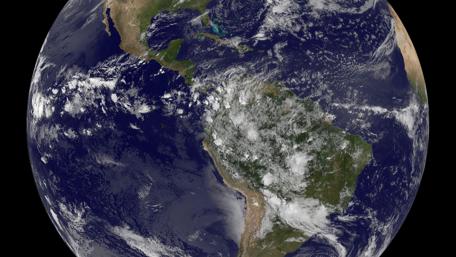 Stunning View of Earth from Space wallpaper