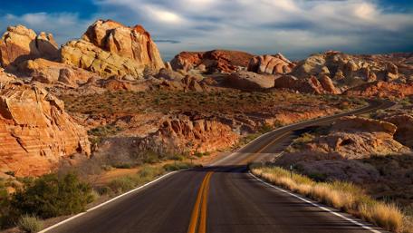 Desert Road to Adventure wallpaper