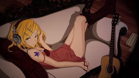 Melodic Repose in Sepia Tones wallpaper