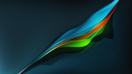 Vibrant Waves of Colorful Abstract Design wallpaper