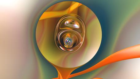 Fluid Harmony in Abstract 3D Design wallpaper