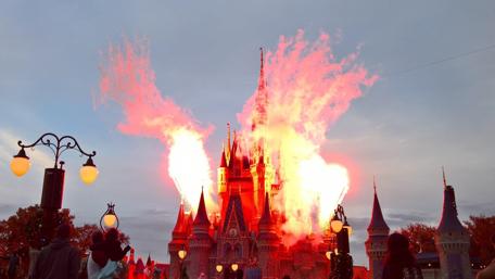Magical Moments at Disney Castle wallpaper