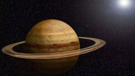 Majestic Saturn Against the Cosmic Backdrop wallpaper