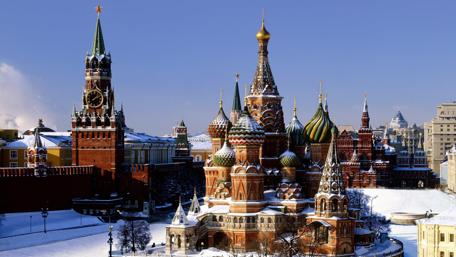 Moscow's Iconic Winter Charm wallpaper