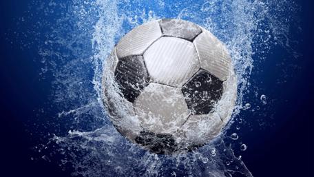 Dynamic Football Splash Wallpaper wallpaper
