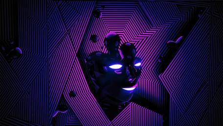 Mesmerizing Digital Mind Escape wallpaper