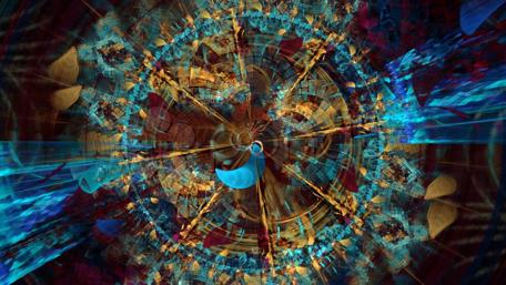 Vibrant Circular Harmony in Digital Art wallpaper