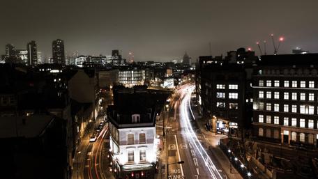 Urban Dreamscape at Night wallpaper