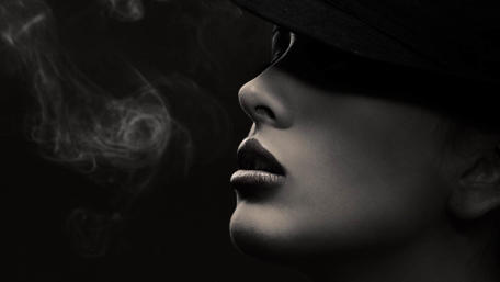 Mystique in Shadows and Smoke wallpaper