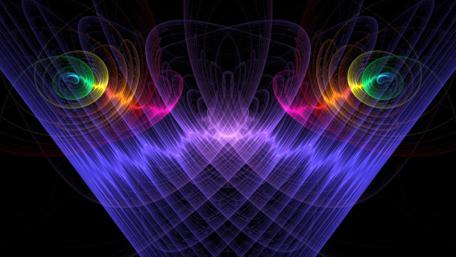 Vibrant Swirls of Color and Light wallpaper