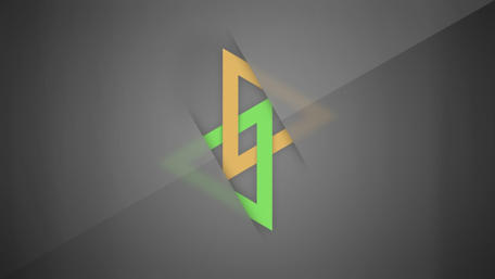 Dynamic Geometric Triangles in Bold Colors wallpaper
