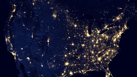 City Lights from Space in Stunning Detail wallpaper