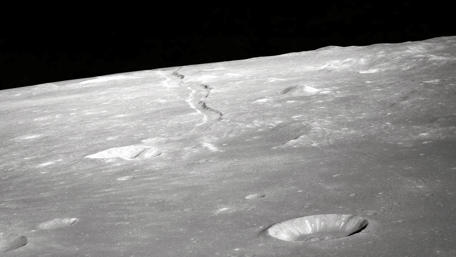 Lunar Landscape Captured in Detail wallpaper