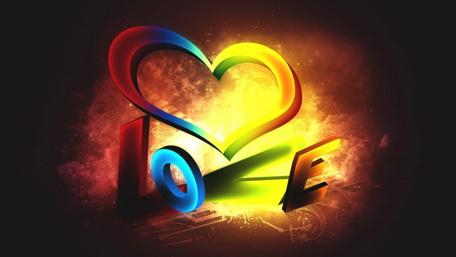 Glowing Love in Maroon Embrace wallpaper