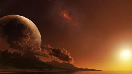 Distant Worlds Awaken at Dawn wallpaper