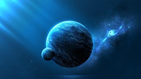 Mystical Planets in an Enigmatic Universe wallpaper