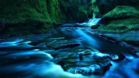 Serene Flow of Nature's Beauty wallpaper