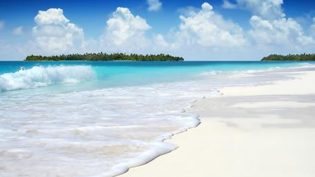 Tranquil Seashore Bliss wallpaper