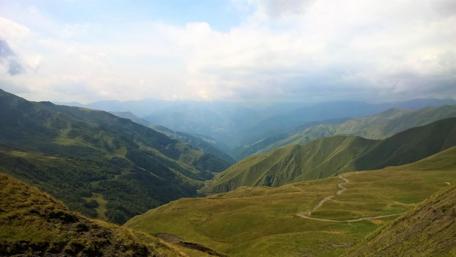 Majestic Mountain Ranges in Georgia wallpaper