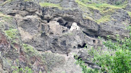 Ancient Beauty Hidden in the Georgia Cliffs wallpaper