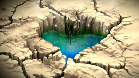 Heart of Hope in a Dry Land wallpaper