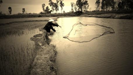 Silent Moments of a Fisherman wallpaper
