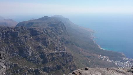 Majestic Views of Table Mountain and the Ocean wallpaper
