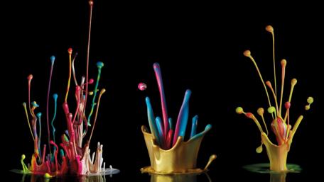 Bursting Colors of Liquid Art wallpaper