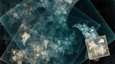 Translucent Tetragons in Motion wallpaper