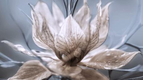 Delicate Beauty of Macro Flora wallpaper