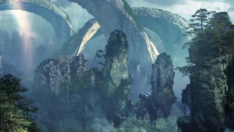 Mystical Landscapes of a Dreamlike Realm wallpaper