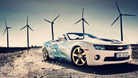 Windy Adventures with a Stylish Convertible Car wallpaper