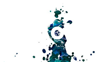Vibrant Abstract Waves in Blue and Green Shades wallpaper