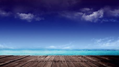 Sky-blue ocean wallpaper