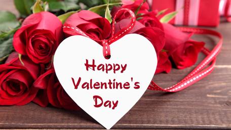 Romantic Red Roses for Valentine's Day wallpaper