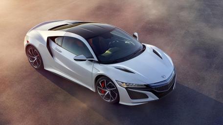 Sleek Acura NSX on Open Road wallpaper