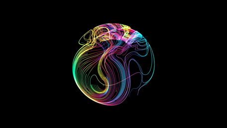 Spectrum Sphere Elegance wallpaper