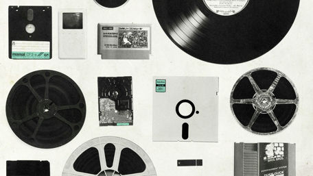 Vintage Media Collection wallpaper