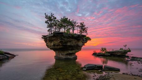 Island Sunset Dreams wallpaper