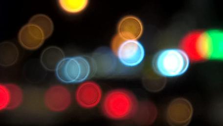 Radiant Bokeh Lights in Motion wallpaper