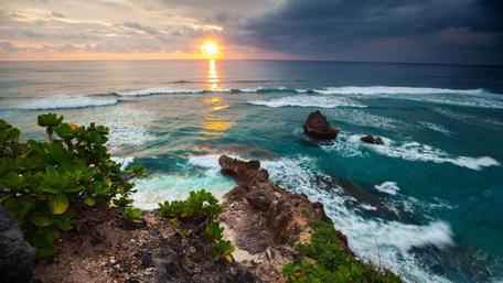 Ocean sunset wallpaper