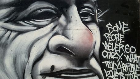 Urban Wisdom Graffiti Wall Art wallpaper