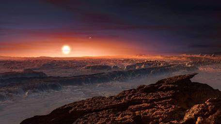 Alien Horizons of Proxima Planetary Surface wallpaper
