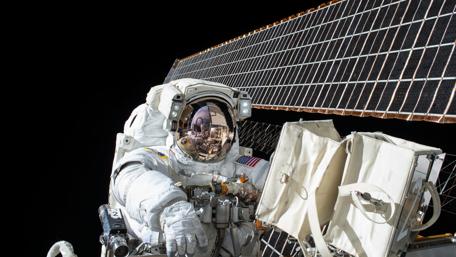Astronaut in Space Exploring the Unknown wallpaper