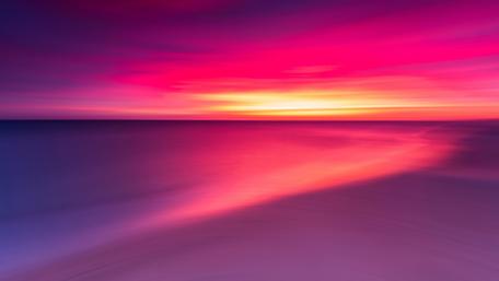 Sunset Serenity in Purple and Pink wallpaper